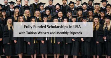 Fully Funded Scholarships in USA with Tuition Waivers and Monthly Stipends